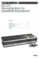 Tandberg SS-12-C - Service Manual